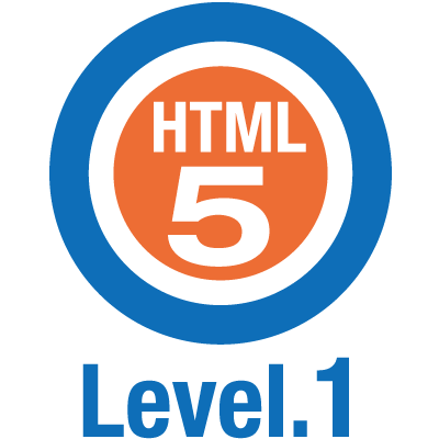 HTML5レベル1ロゴ